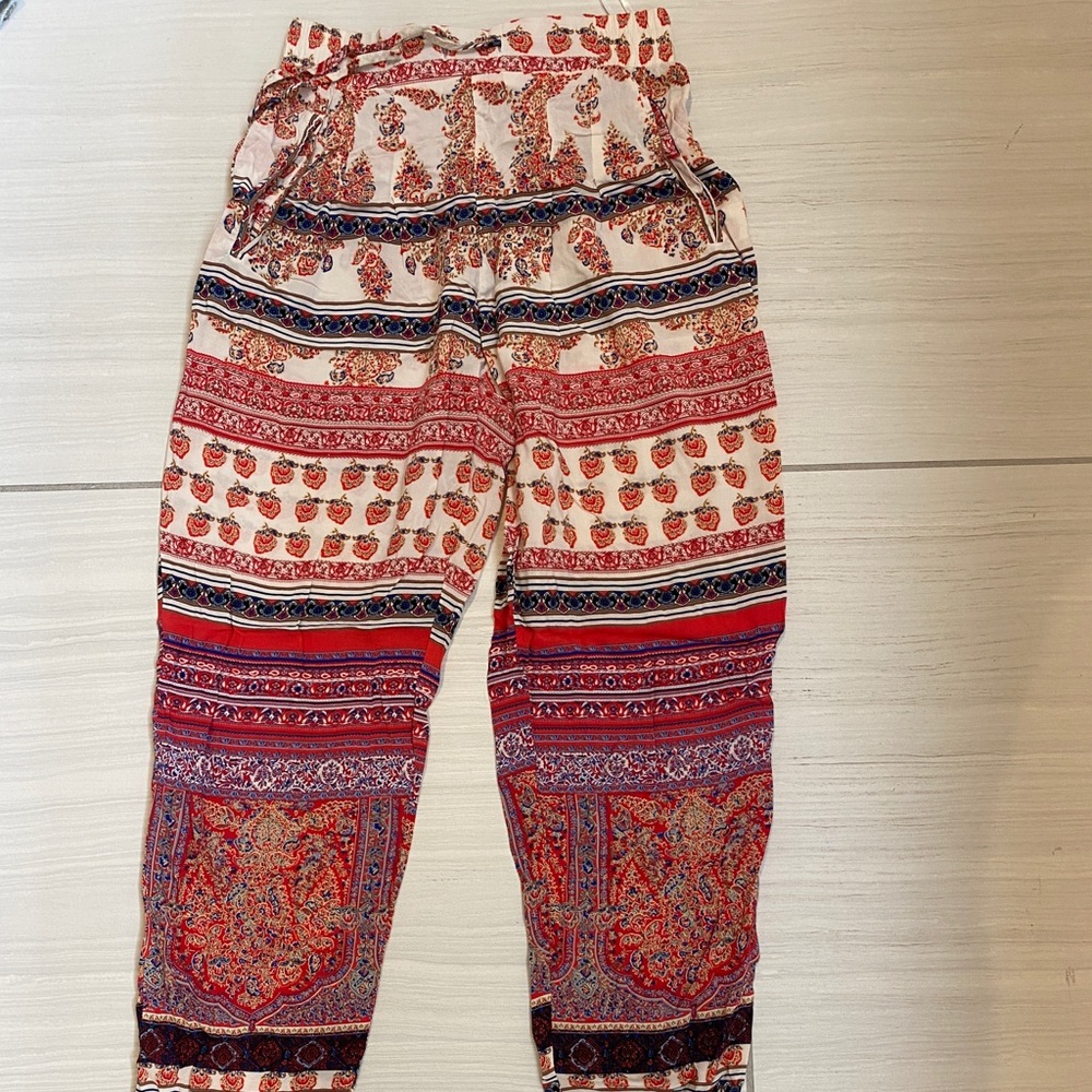 House of Three printed pants Size 6